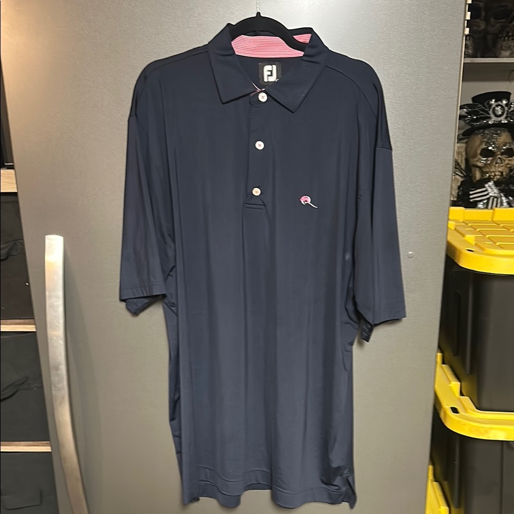 FootJoy Men's Navy Polo Shirt